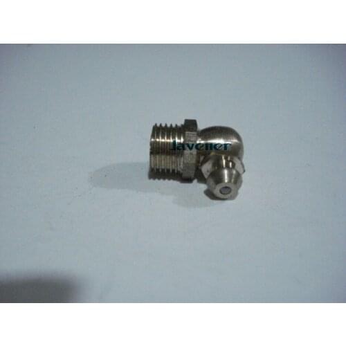 LOT 10 M6x1mm Metric male Thread 90 degrees Brass Grease Zerk Nipple Fitting For machine tool greaseing accessory