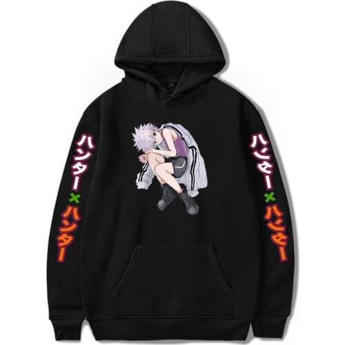Cute Mens Hoodies Hunter X Hunter boys Women Pullovers Hoodies Sweatshirts Cartoon leisure oversize Anime Hoody Streetwear Tops