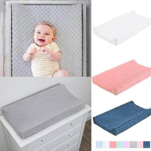 Reusable Baby Changing Mats Cover Floral Print Diaper Clutch Changing Station Pads For Baby Waterproof Diaper Change Mat Cover