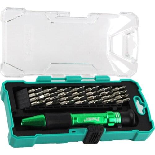 30 In 1 Proskit SD-9608 Multifunctional Aluminum Alloy Handle Precision Screwdriver Set Kit For iphone Mobile Phone Repair Tool