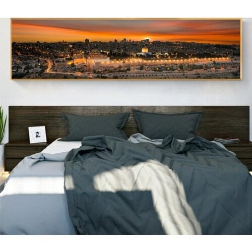 Wall Art City Night Scene Canvas Painting Posters and Prints Modular Pictures for Living Room Cuadros Decoracion Unframed