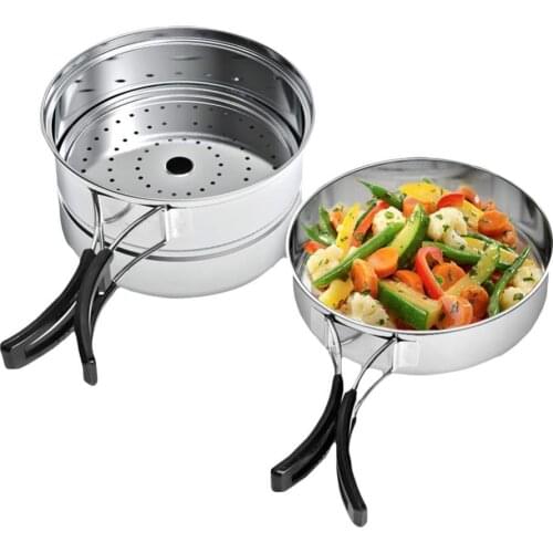 Portable Outdoor Camping Picnic Travel Cooking Pot Frying Pan Cookware Lunch Box