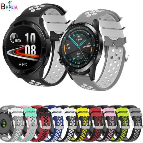 Bracelet Band 22MM For huawei watch gt 2e / GT 1 / GT2 46MM smartwatch Replacement Silicone Watchstrap For Huawei Watch 2 pro