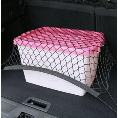 Car Trunk Cargo Mesh Net 4 Hook Car Luggage For KIA Ceed Rio k3 k5 Forte Sorento Sportage R Hyundai SOLARIS Verna IX25 IX35 IX45