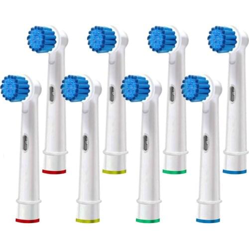 Sensitive Gum Care Electric Toothbrush Replacement Brush Heads Refill for Oral-B 7000/Pro 1000/9600/ 500/3000/8000