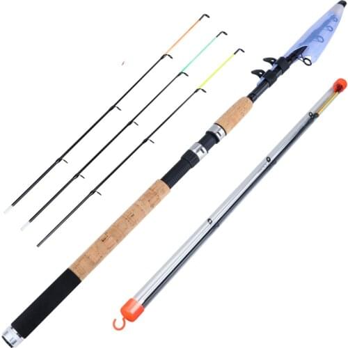 Sougayilang Feeder Fishing Rod Telescopic Spinning Casting Travel Rod 3.0m 3.3m 3.6m Vara De Pesca Carp Feeder 60-180g Pole