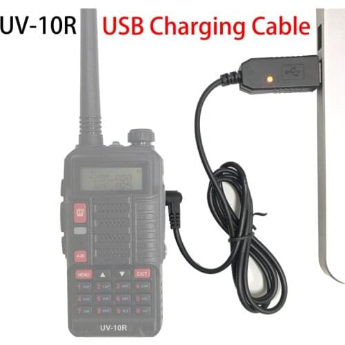 Baofeng UV-10R USB Charging Cable Walkie Talkie USB Charge Convenient charger BF UV10R USB-Charge 2020