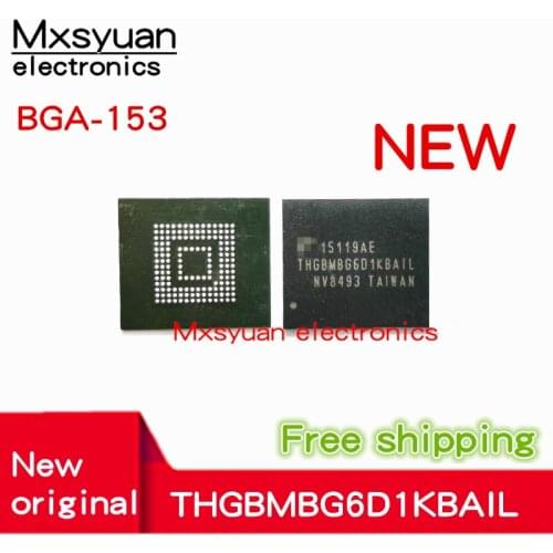 1PCS~10PCS/LOT THGBMBG6D1KBAIL THGBMBG6D1KBA1L BGA153 New original EMMC 8g mobile phone hard disk IC