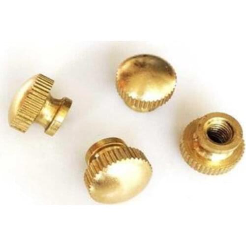 20pcs/lot m5 m6 brass step Thumb Nut knurled Hand Tighten Nut
