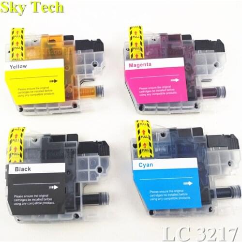 4X Compatible Ink Cartridge For LC3217 LC 3217 , For Brother MFC-J5330DW J5335DW J5730DW J5930DW J6530DW J6930DW J6935DW