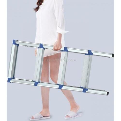 Household Herringbone Ladder, Thickened Folding Aluminum Alloy Ladder, Multi-function Staircase, Indoor And Outdoor Light