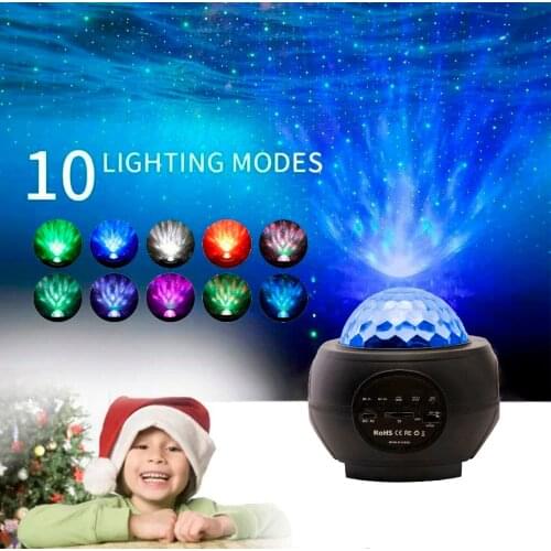 Colorful Starry Sky Projector Blueteeth USB Voice Control Music Player Blueteeth USB Voice Control Music Player Projection Lamp