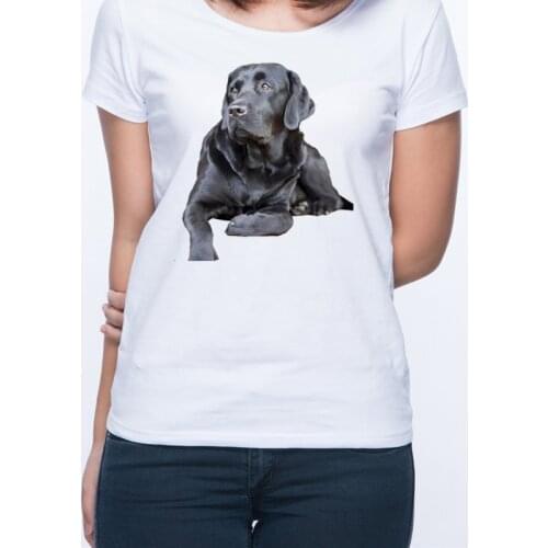 T-shirts animals dog summer top harajuku labrador retrievers t shirt punk korean 90s aesthetic tops tshirt women clothes kpop