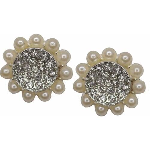 Good quality 21mm metal rhinestones button with sweater coat decoration button accessories DIY 1Pcs/Lot SP-0189