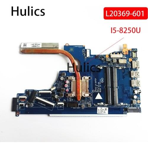 Hulics Original L20369-601 L20369-001 EPK50 LA-G07EP for HP 15-DA 15-da0073wm Laptop Motherboard With SR3LA I5-8250U DDR4