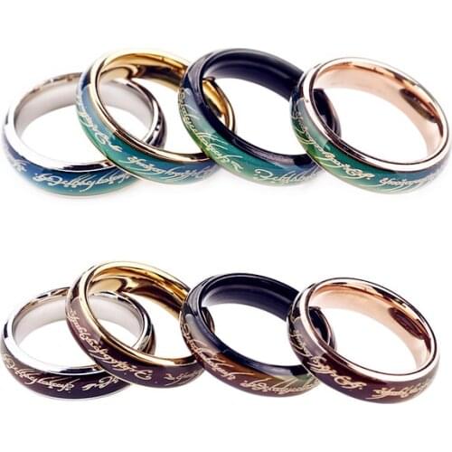 Mood Ring Temperature ring Color Changeable By Temperature