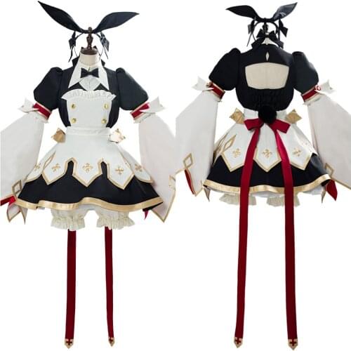 Fate Grand Order Cosplay Saber Astolfo Costume Adult Female Girl Maid Dress Uniform Halloween Carnival Costumes