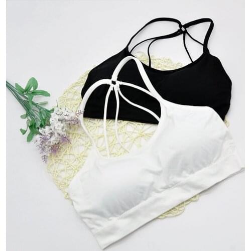Hot Fashion Lace Sexy Bra Parachute Beauty Back Thin Shoulder Strap Bralette Sport Bra Fitness Underwear Women Bra Push Up Bra