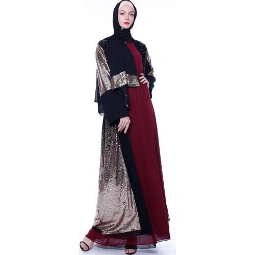 2020 New Abaya Muslim Clothing For Women Islamic Dubai Turkey Islam Robe Ramadan Dresses Hijab Musulman Kaftan Caftan Marocain