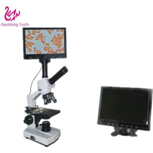 Portable Semi automatic Monocular microscope blood test analyzer machine for lab and clinic