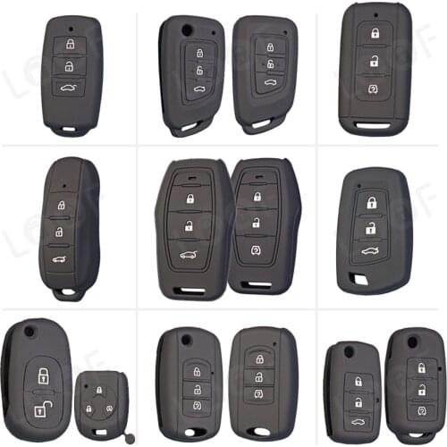 Soft Rubber Remote Key Fob Protect Skin Coat Cover Case Set Shell for Dongfeng DFM 580 F507 S30 H30 AX7 Car Products Accessories