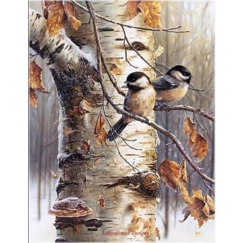 Counted Cross Stitch Kits Needlework Embroidery - Crafts 14 ct Aida DMC Color DIY Arts Handmade Forest Animal - Whistlers Charm