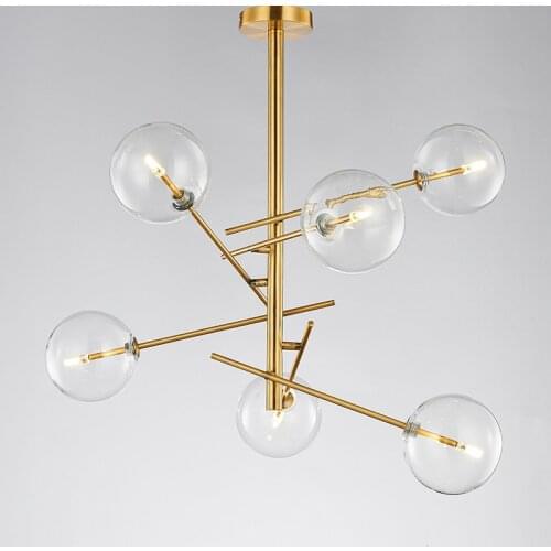 Nordic crystal lighting dining room black pendant lamp industry brand nordic decoration home ventilador de techo avizeler