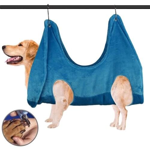 Pet Dog Cat Grooming Hammocks Artifact Pet Grooming Hammock Restraint Bag for Nail Clip Trimming Bathing