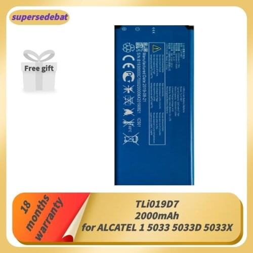 Supersedebat Bateria for Alcatel 1 5033 5033D 5033X 5033Y 5033A Telstra Essential Plus 2018 Battery for TCL U3A Lastest Produce