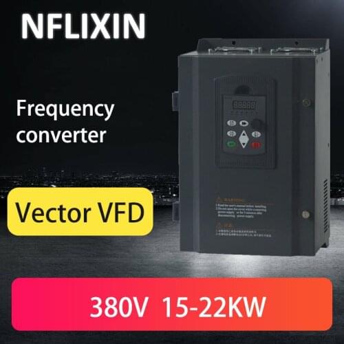 Vector Control frequency converter Three-phase variable frequency inverter 380V 15kw/18.5kw/22kw ac motor speed controller