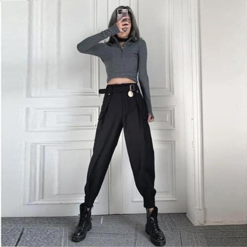 Women Pants Summer Pants Overalls Womens Loose High Waist Pantalones De Mujer