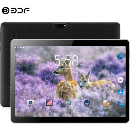 BDF 2021 Tablet 10 Inch Original 4G Phone Call SIM Card Android 9.0 Octa Core Tablet Pc Tablette 2GB/32GB 10.1 Pulgadas Netflix