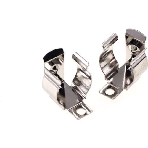5pcs SMT SMD AAA Battery Clip N Battery Holder Retainer Contact Cross Keystone 55 surface mount PCB Spring Steel Nickel Plated