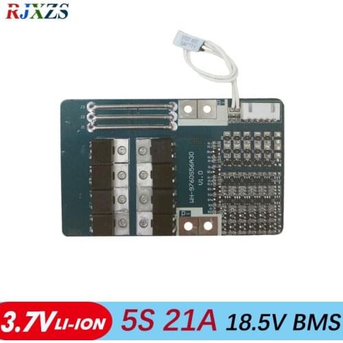 5S 21A 18.5V li-ion BMS PCM battery protection board bms pcm with temperature swith for LicoO2 Limn2O4 li battery