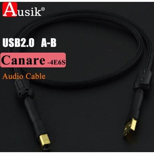 A019 HiFi 2.0 USB A-B 4N OFC Canare Audio Cable for PC MP3 CD DVD Amplifier DAC