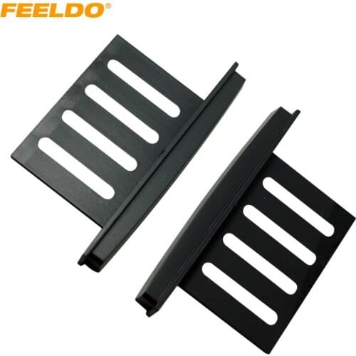 FEELDO 2DIN Car Audio Refitting DVD Frame Panel Fascia For Nissan LIVINA/Sunny(N17)Almera/Versa/Renault #AM1479