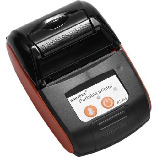 Goojprt Pt210 58Mm Bluetooth Thermal Printer Portable Wireless Receipt Machine For Windows Android Ios Eu Plug