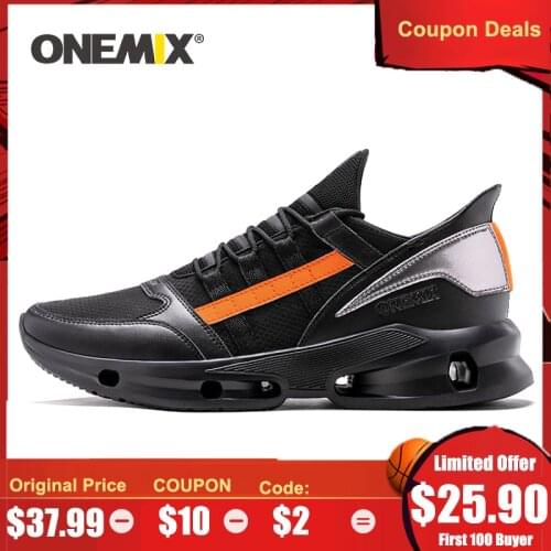 ONEMIX Shoes Men Sneakers White 2020 Fashion Vintage Height Increased Sport Vulcanized Footwear Boy Outdoor Running Tennis Shoe