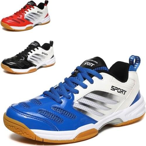 Professional Volleyball Shoes For Men Women Anti Slip Indoor Sport Training Sneakers Damping Badminton Tennis Shoes Big Size