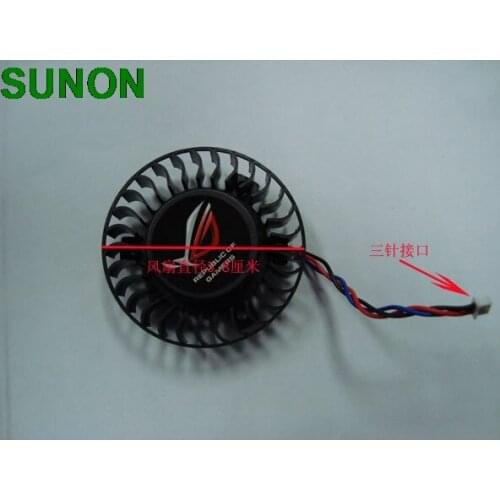 For Sunon for 9600GT T127015DM graphoics card cooling fan DC 12V 0.15A