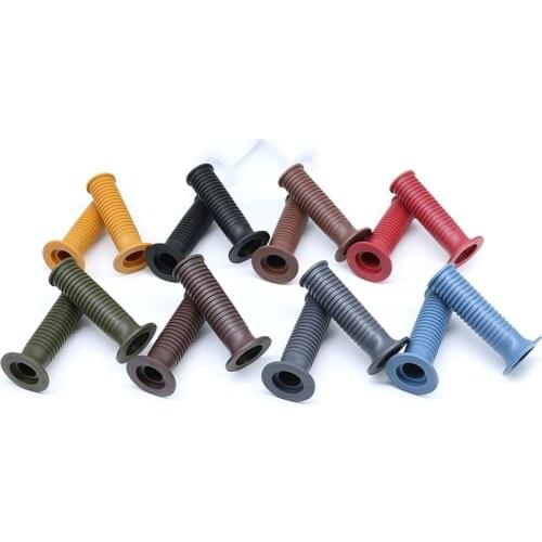 Pair Universal 1'' 25mm Or 7/8" 22mm Handlebar Hand Grips Handle Motorcycle Rubber For Harley Yamaha Honda Bmw Chopper Cruiser