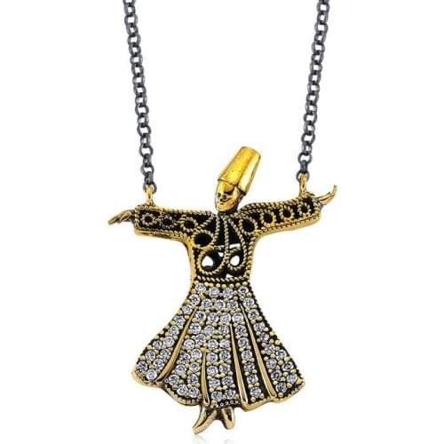 Authentic Whirling Dervish, Necklace ,Silver, Stylish and High Quality, Fast Shipping, of Hundreds of Kinds Silver Necklaces