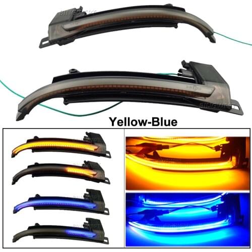 Sequential Indicator LED Dynamic Turn Signal Light Side Mirror Repeater Blinker For Audi A3 8P A4 A5 B8 Q3 A6 S6 SQ3 A8 D3 8K