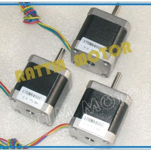 3pcs Nema17 stepper motor 0.9 deg /48mm 78Oz-in 1.8A CNC stepper motor stepping motor for 3D print / Robot / CNC Router Engraver