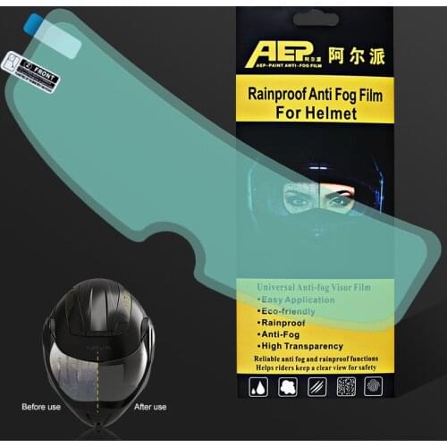 Helmet Clear Lens Patch Film Motorcycle Antifog Lens Patch Visor Lens Sticker Motorbike Helmet Equipments Accessories
