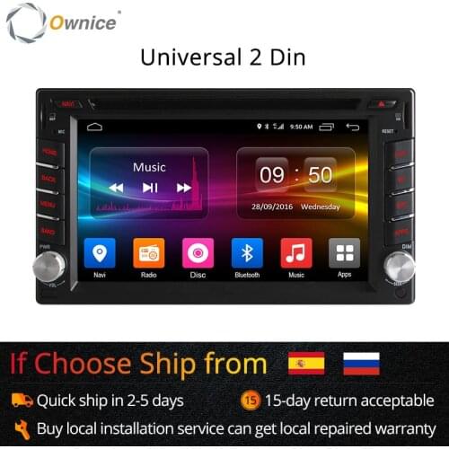 Ownice C500 Universal 2 din Android 6.0 Octa 8 Core Car DVD player GPS Wifi BT Radio BT 2GB RAM 32GB ROM 4G SIM LTE Network