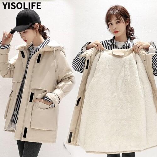 Женские парки с капюшоном YISOLIFE China At AliExpress