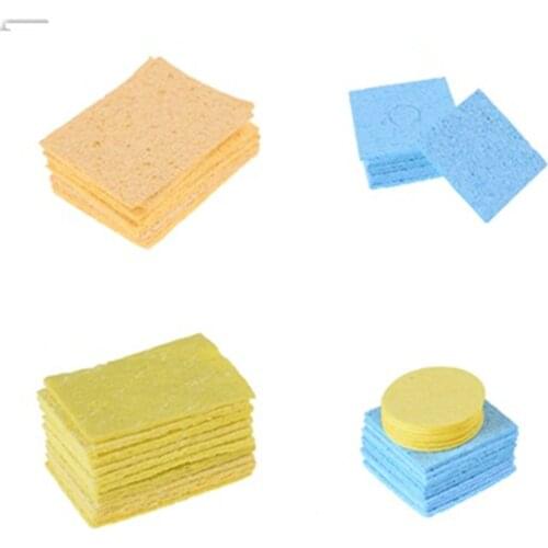 5/10pcs Electric Welding Soldering Iron Cleaning Sponge Welding Accessories High Temperature Enduring Condense