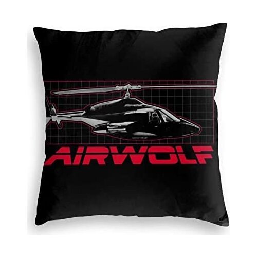 Airwolf Velvet Throw Pillow Cover Cozy Square Throw Pillowcases Home Decorative for Bed Couch Sofa Living Room Cushion Cover
