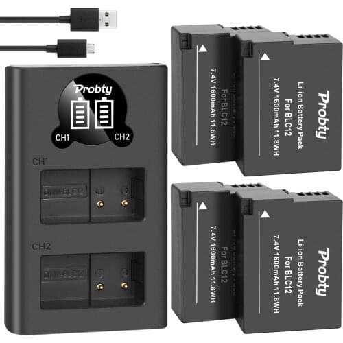 DMW BLC12 DMW-BLC12 BLC12E BLC12PP Battery or Charger for Panasonic Lumix FZ1000 FZ200 G5 G6 G7 GX8 G85